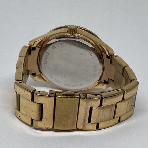 Fossil ES3950 Women's Stainless Steel Analog Rose Gold Dial Quartz Watch XR408 - Picture 10 of 12